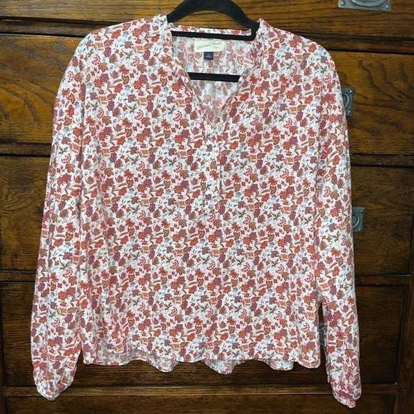 NWOT Universal Thread Balloon Long Sleeve Poet Blouse 29” P2P - Picture 5 of 10